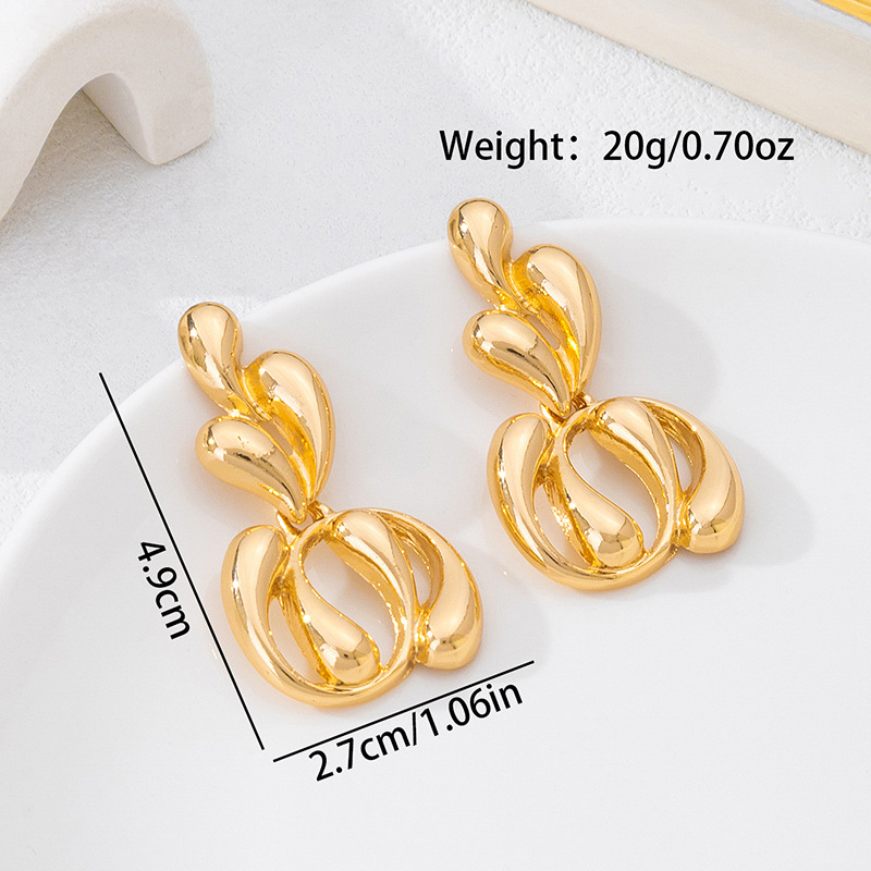 Teardrop Stud Earrings
