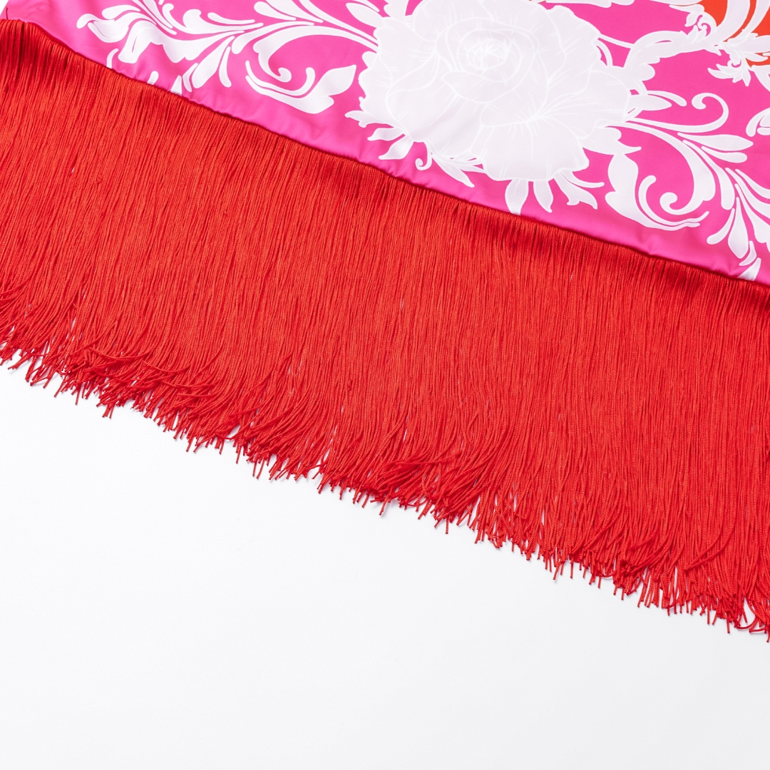 Contrast Print Swimsuit and Skirt Flaxmaker