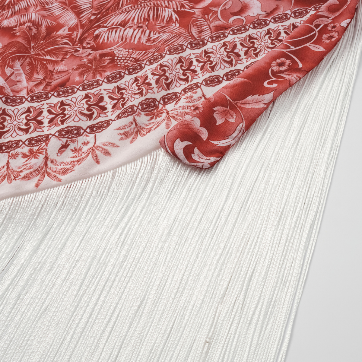 Tie-up b rown Retro Forest Print One Piece Swimsuit and Skirt