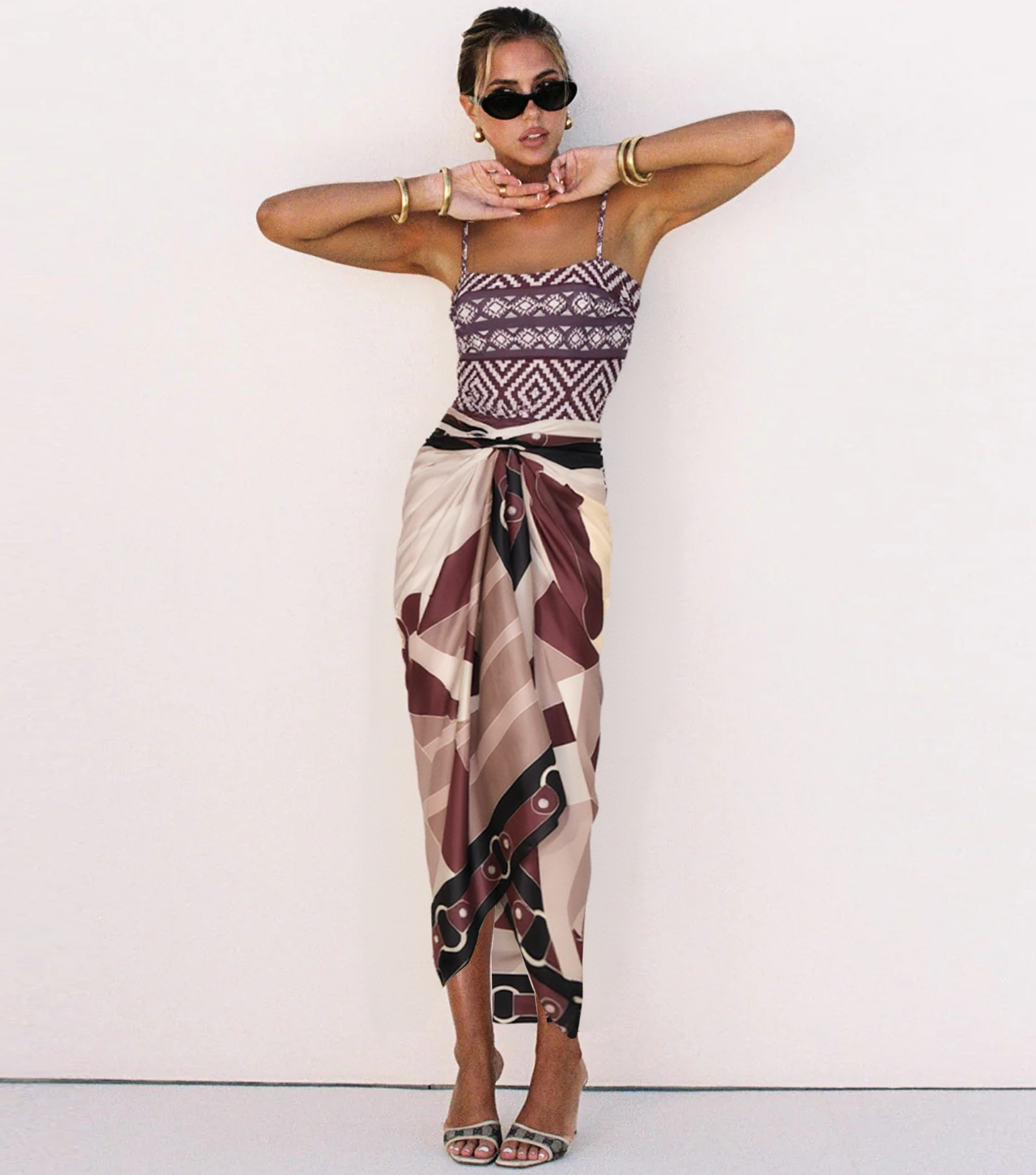 Reversible Totem Print Swimsuit Set(s)