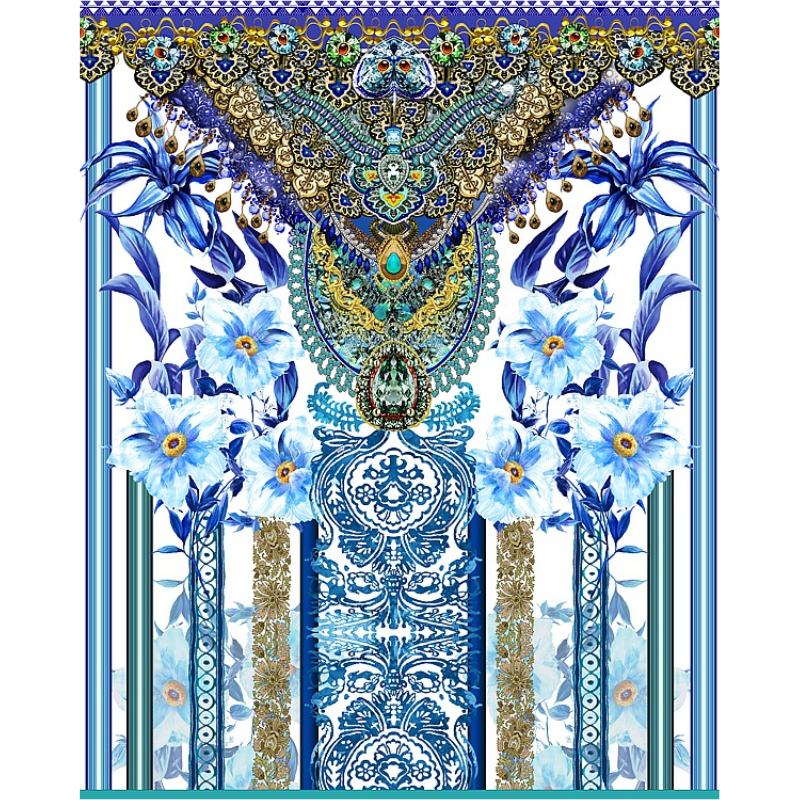 Reversible Tie-shoulder One Piece Swimsuit and Sarong Flaxmaker