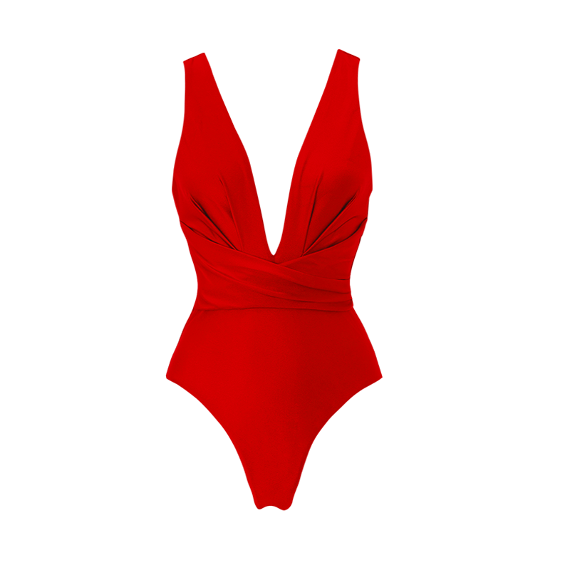 Halter 3D Flower One Piece Swimsuit and Skirt Flaxmaker