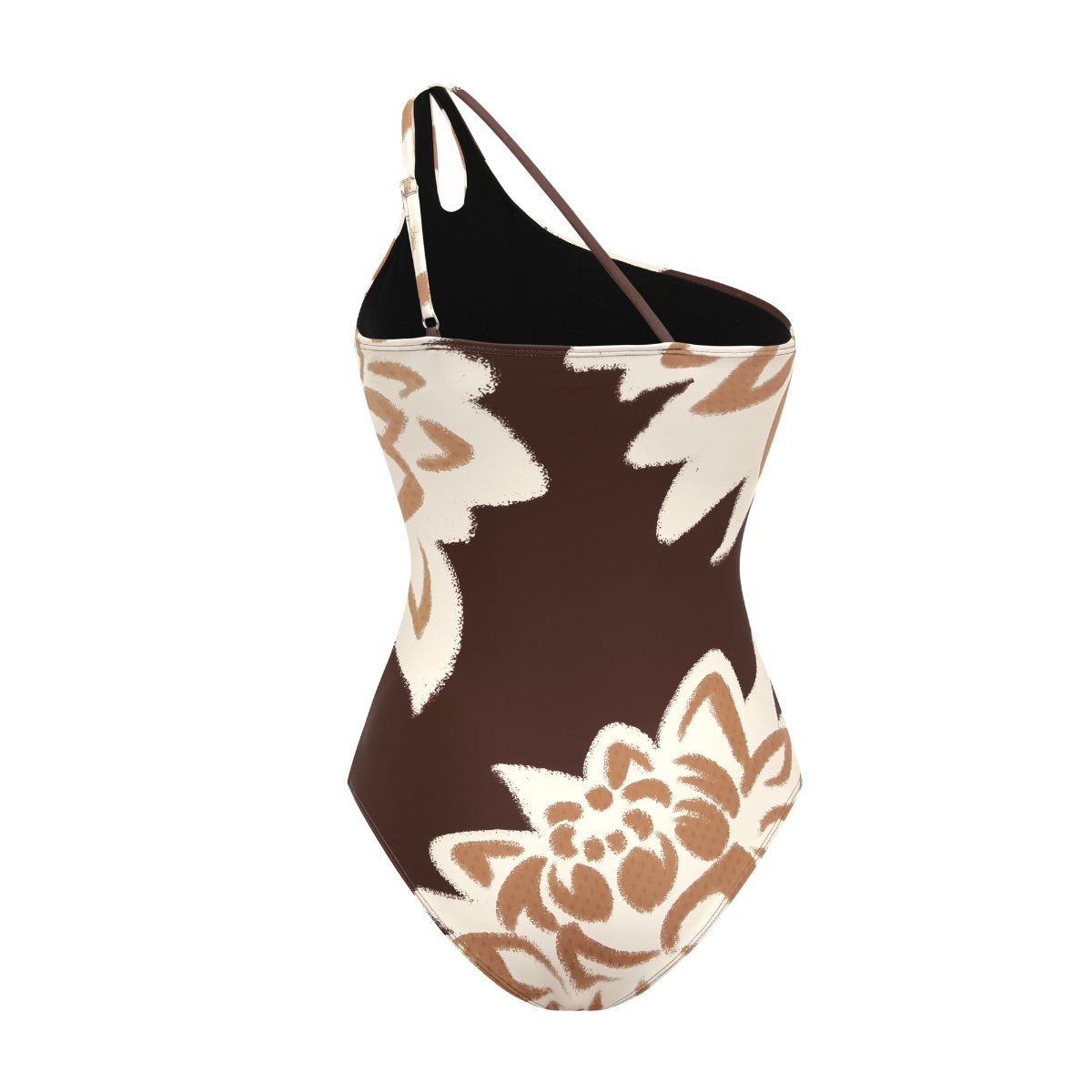 One Shoulder One Piece Swimsuit and Sarong