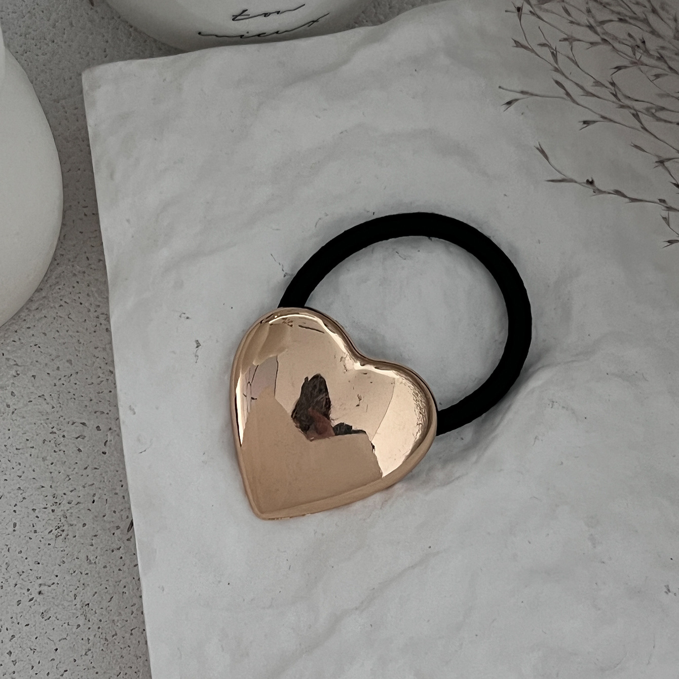 Geometric Exaggerated Alloy Ponytail Combination Hair Rope