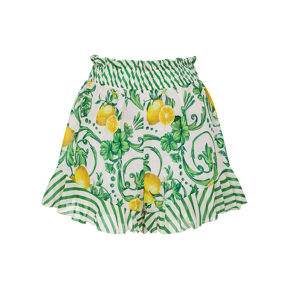 Lemon One Piece Swimsuit and Skirt or Shorts