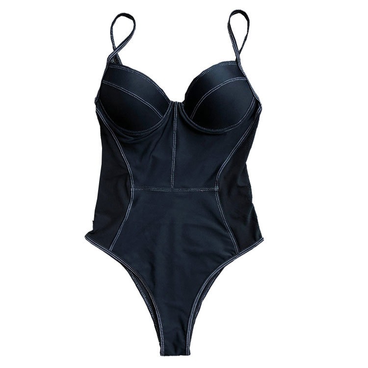 Mesh Splicing One Piece Swimwear