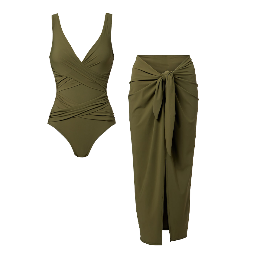 [Copy]Halter Green Swimsuit Set(s)