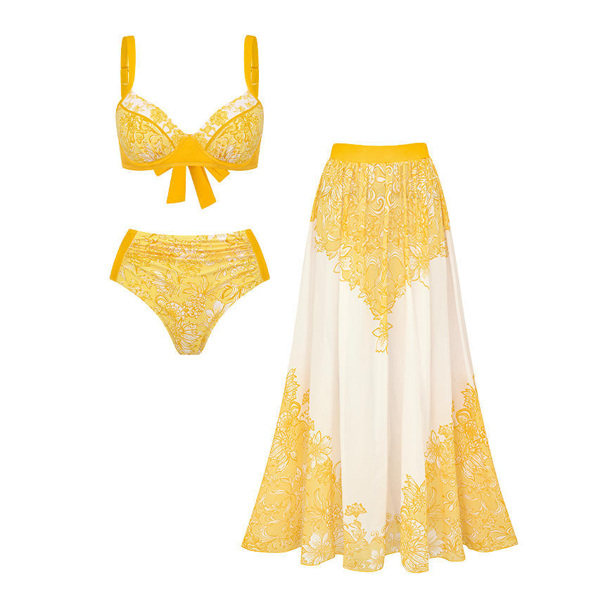 Blossom Print Swimsuit Set(s)