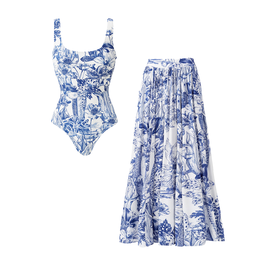 Blossom Print Swimsuit Set(s)
