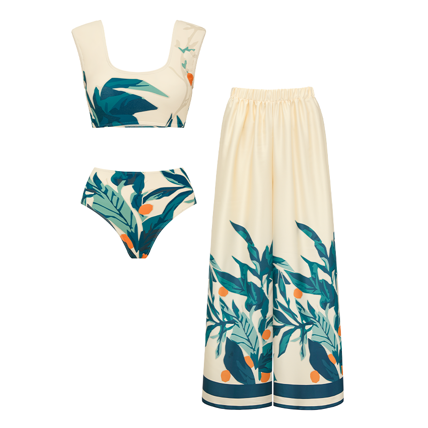 Jungle Print Swimsuit Set(s)