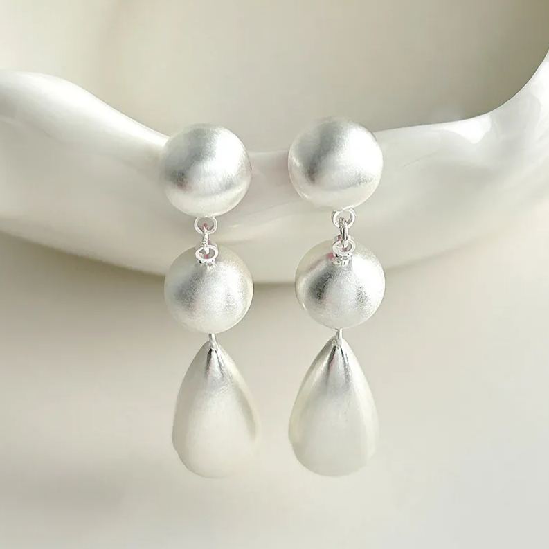 Teardrop Stud Earrings