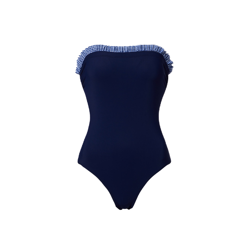 Bandeau Color Block Swimsuit Set(s)
