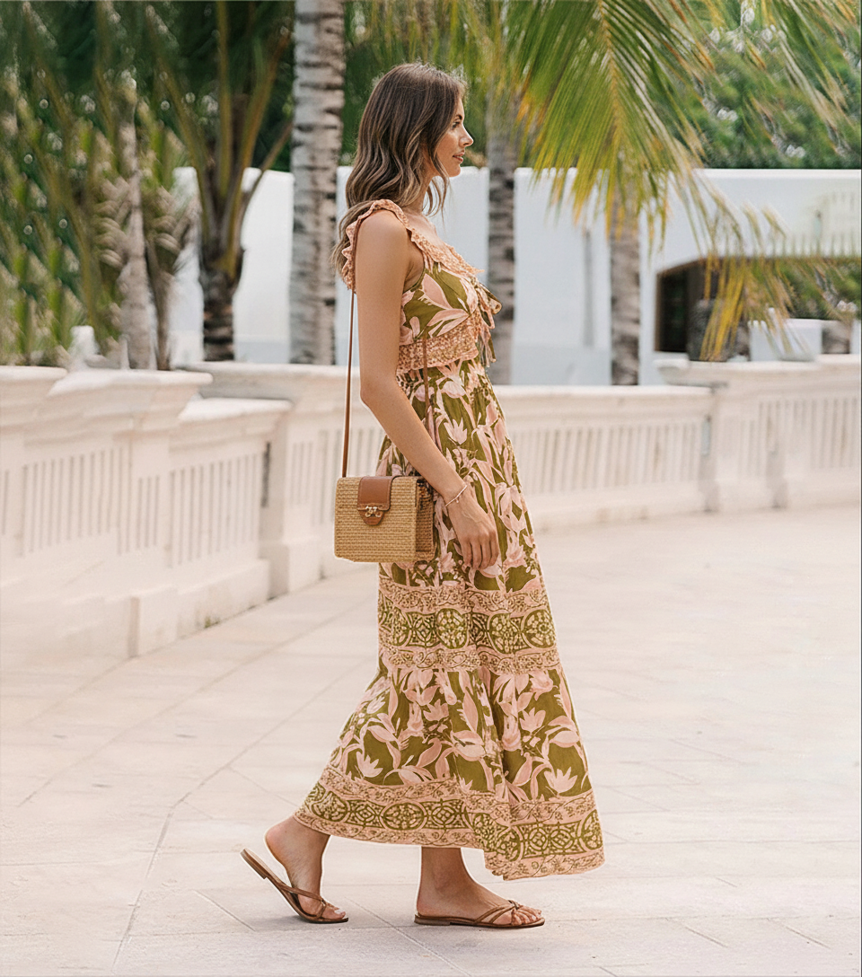 [Copy][Copy][Copy][Copy][Copy]V Neck Blue Paisley Print Swimsuit Set(s)