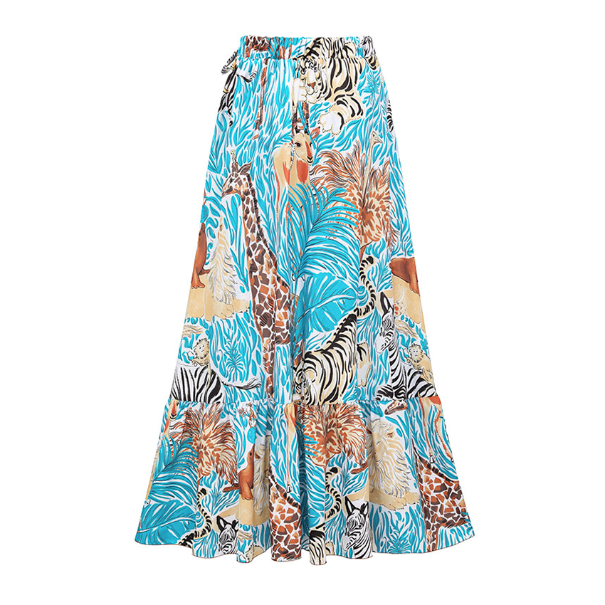 V Neck Animal Print Swimsuit Set(s)