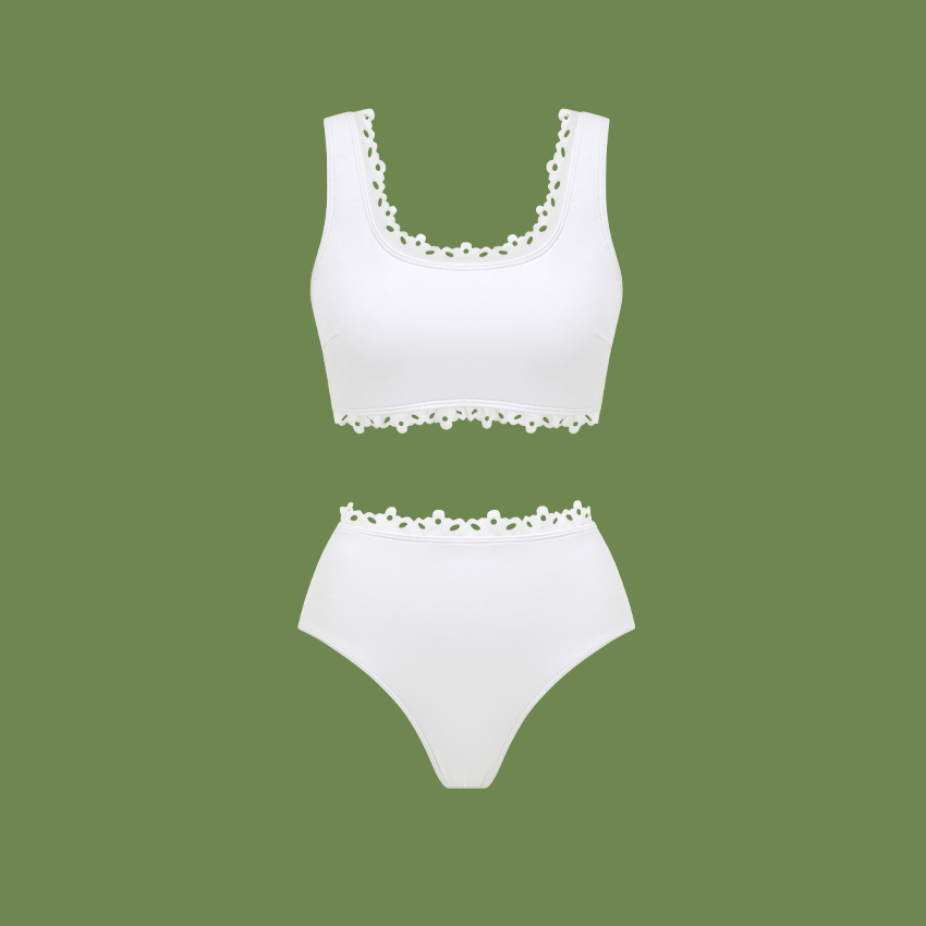 Lace Cutout Swimsuit Set(s)