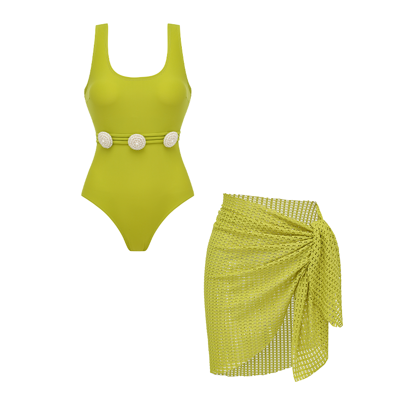 [Copy]Halter Printed Swimsuit Set(s)