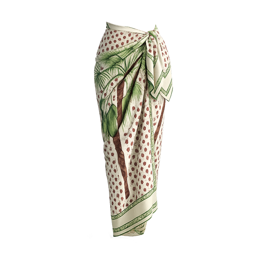 Halter Palm Print Swimsuit Set(s)