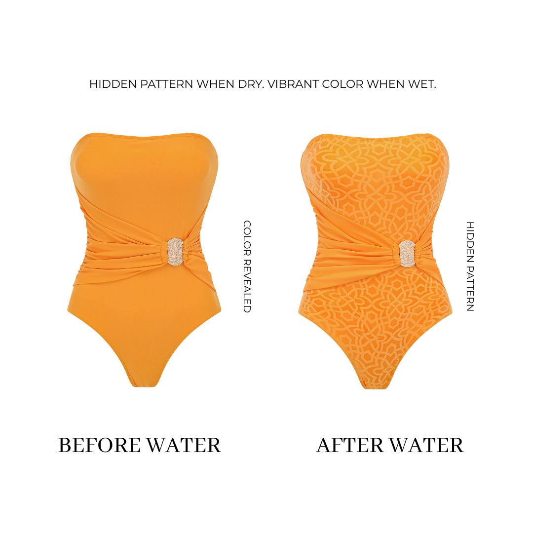 Bandeau Water-Activated Color-Changing Swimsuit Set(s)