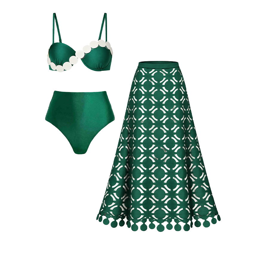 [Copy]Solid Color Swimsuit Set(s)