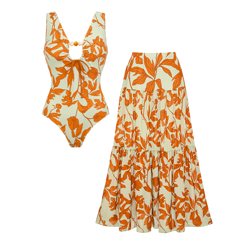 Lace Up Cutout Swimsuit Set(s)
