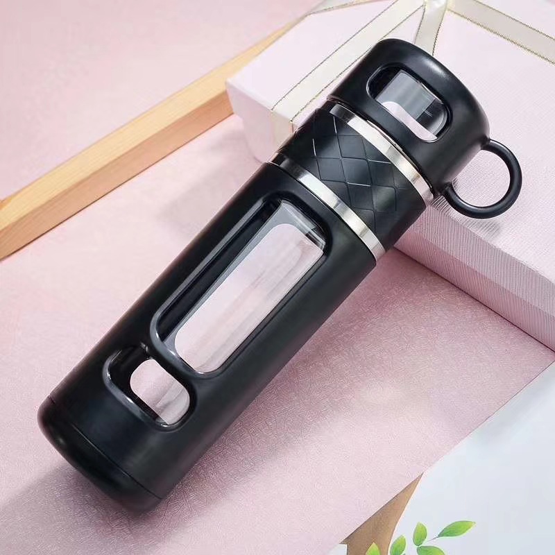 防摔茶水分離泡茶杯