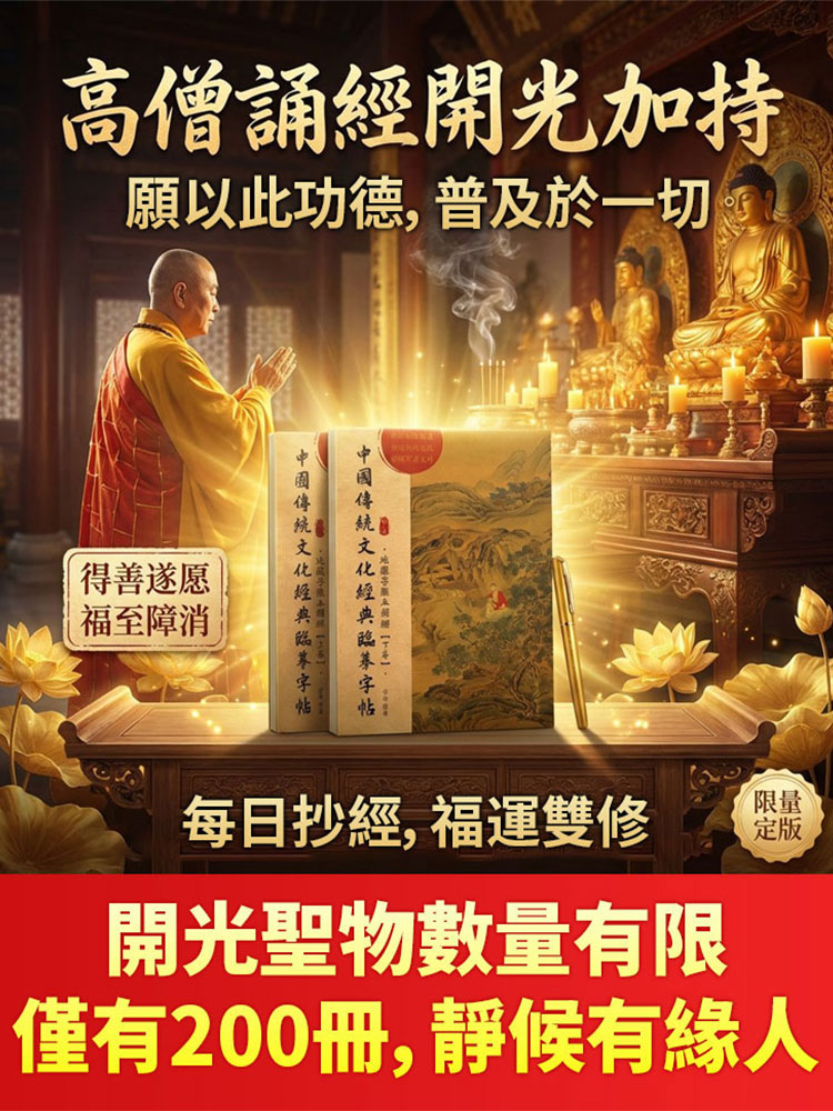 【得善遂願 福至障消】消業遂願手抄地藏經