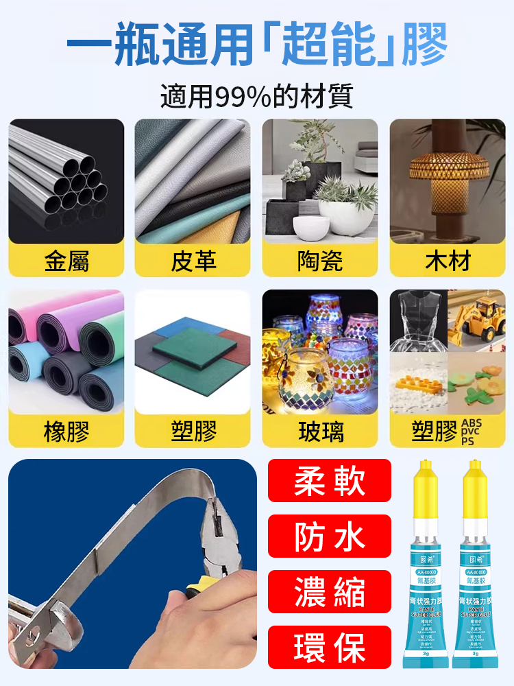 氰基膠膏狀強力膠