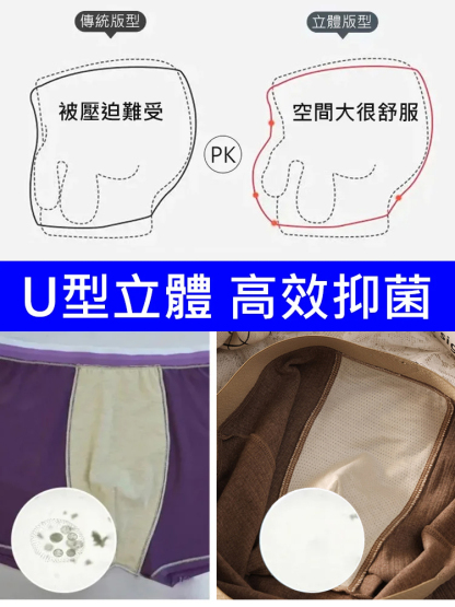 【不挑身材不勒胯】輕奢男士內褲