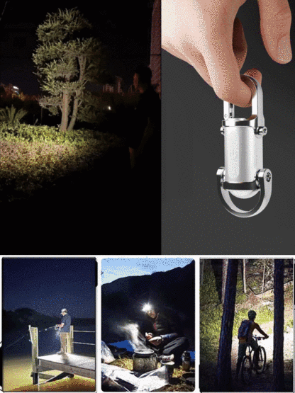 多功能迷你鑰匙圈手電筒