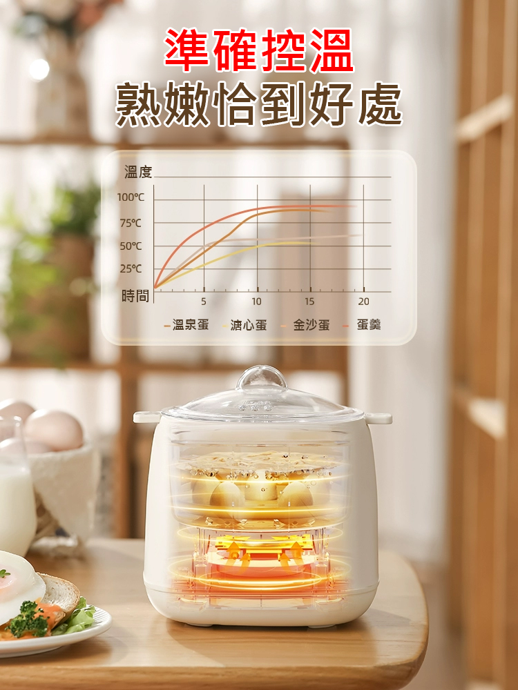 110V多功能煮蛋小蒸鍋