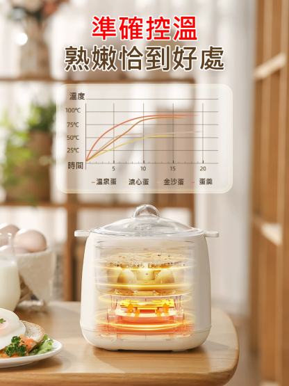 110V多功能煮蛋小蒸鍋