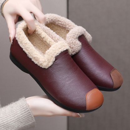 全新中式百搭加絨軟底健康鞋