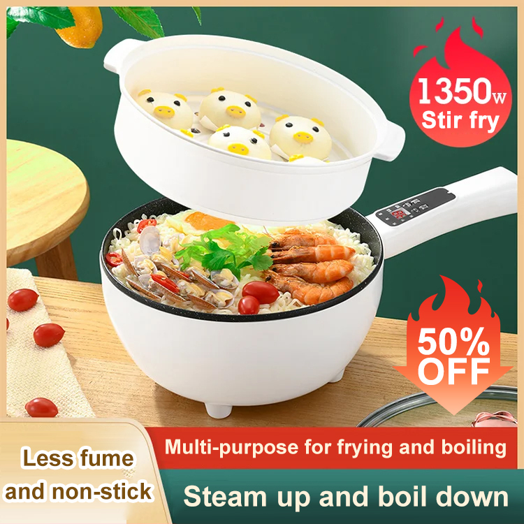 Multifunctional smart electric frying pan