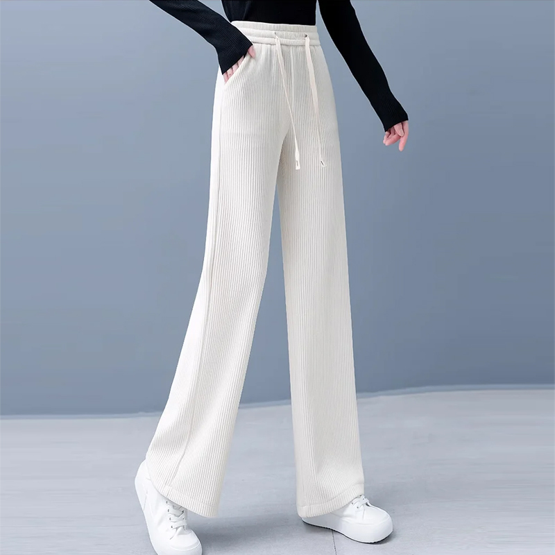 Padded thin lifting waist hundred casual pants