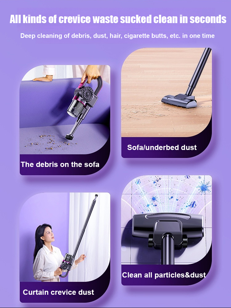 Wireless 4-in-1 Mite Removal Vacuum Cleaner