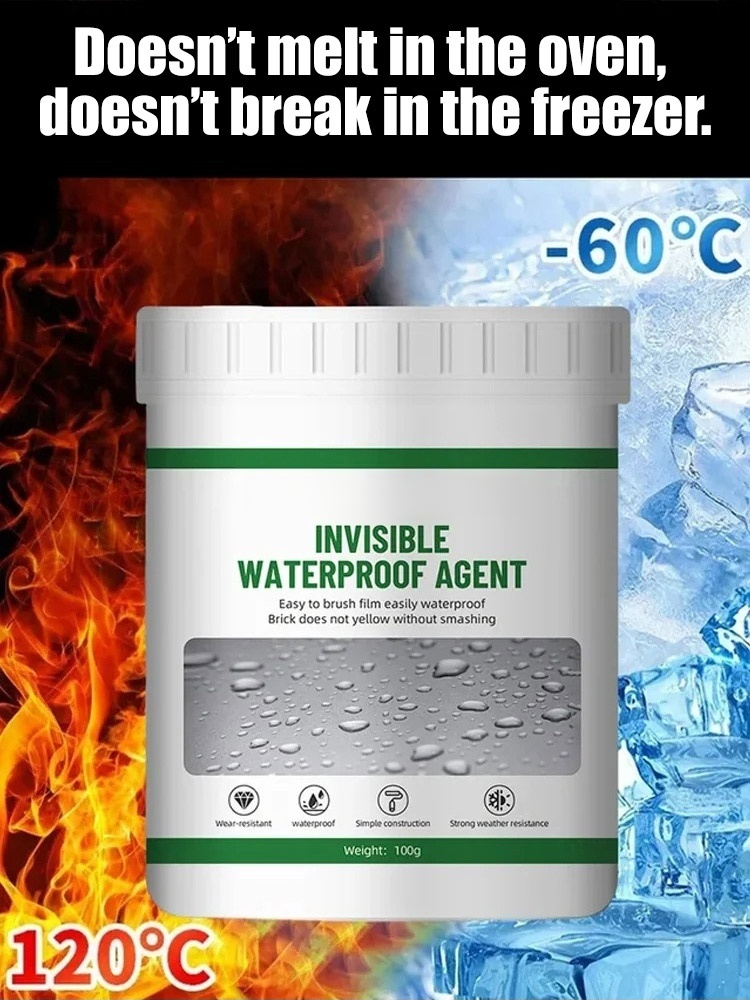 Transparent waterproofing agent