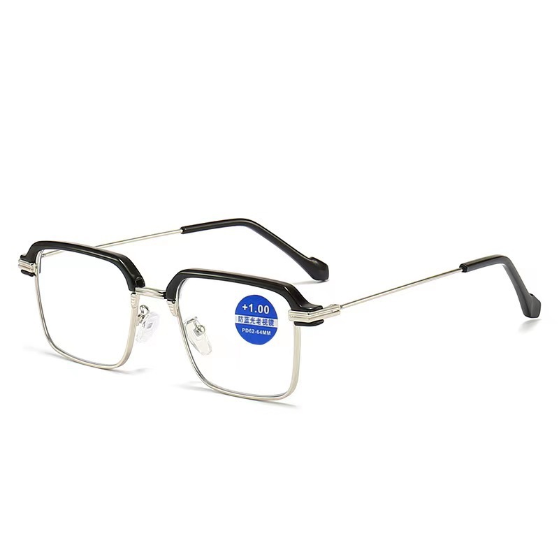 Business men's highdefinition farsighted black technology glasses