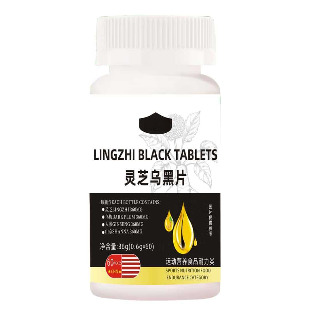 【One pill a day for a black head】Ganoderma Lucidum Black Tablets