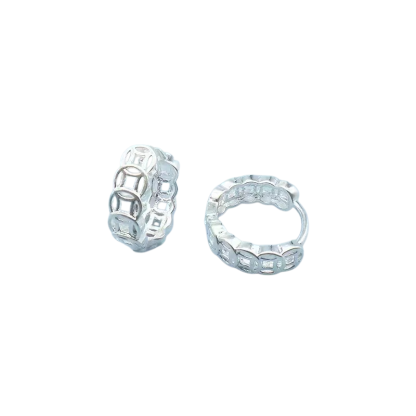 Sterling Silver Earrings for Good Fortune and Luck