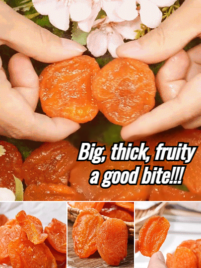 🍑Dried Golden Apricot Natural Farmer's Coreless Apricot Meat Fruit Snacks Candied Fruit Dried Apricot