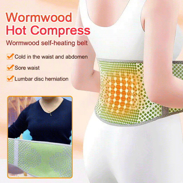 Wormwood Self-Heating Compress Waist Belt Unisex Waist and Abdomen Warm Belt