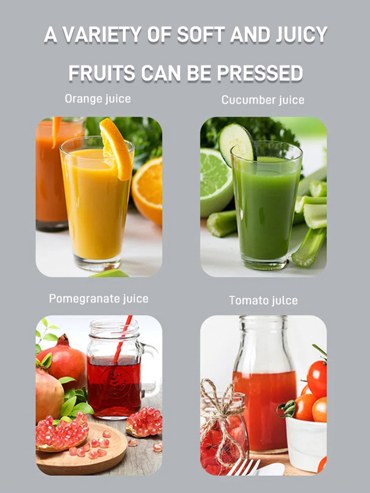 💦 It can make a cup of juice in just 3 seconds, with a juice yield of up to 95% 😍 It automatically separates the pulp, has a smooth texture, and is easy to clean.