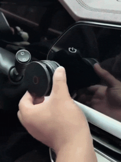 Three-axis folding magnetic car phone holder，Can be used from the car to the kitchen
