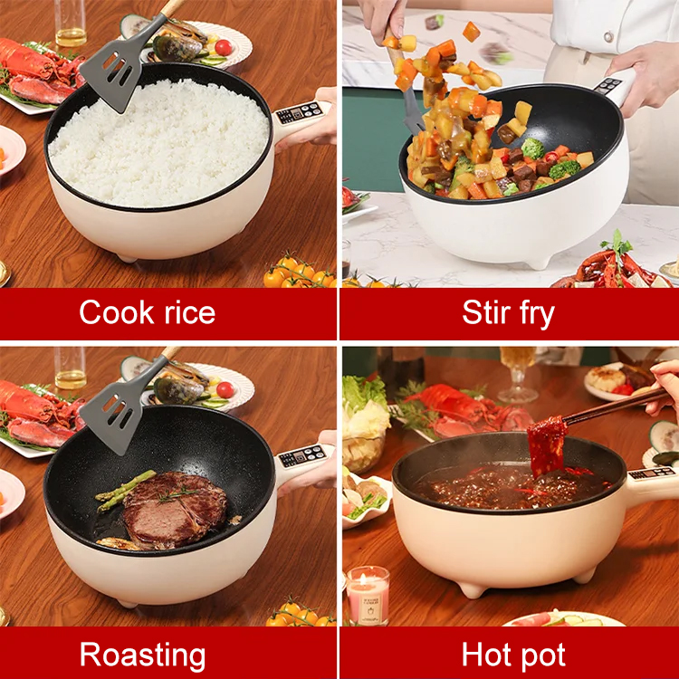 Multifunctional smart electric frying pan