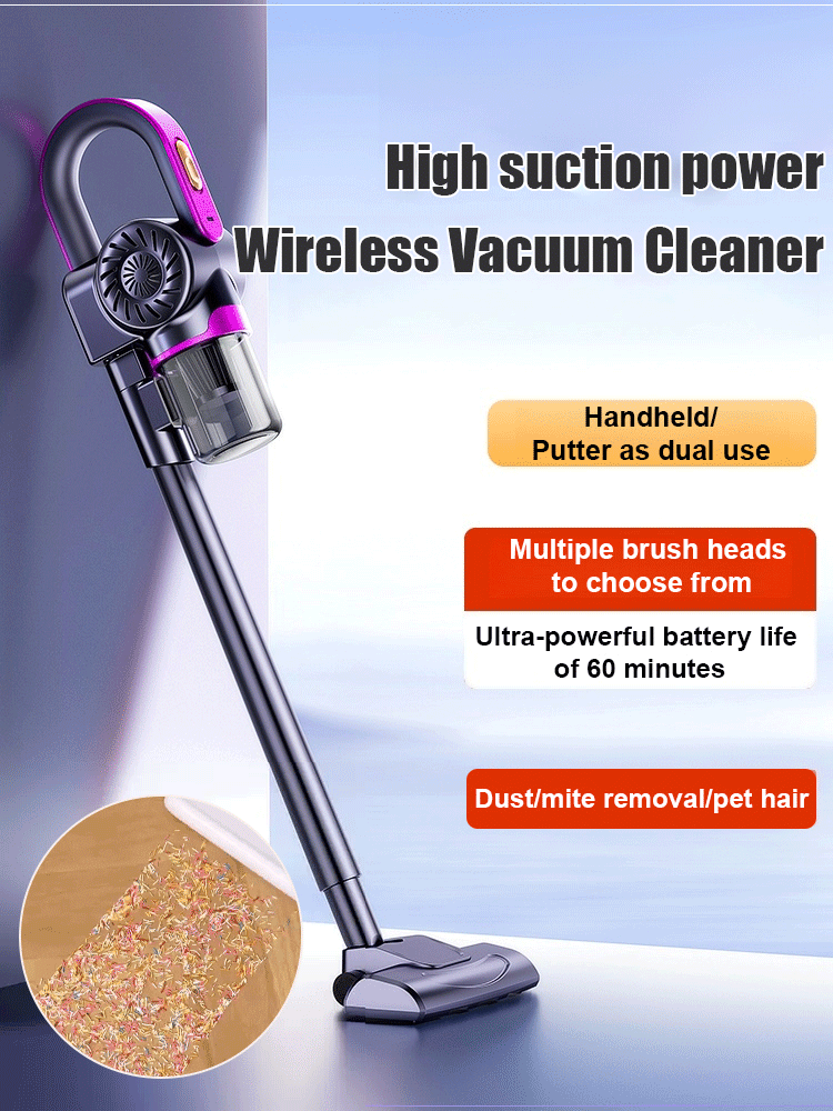 Wireless 4-in-1 Mite Removal Vacuum Cleaner