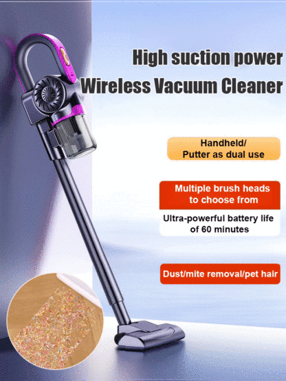 Wireless 4-in-1 Mite Removal Vacuum Cleaner