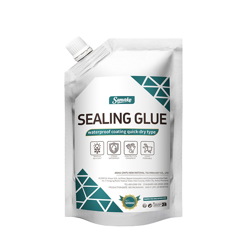 Quick-drying self-leveling high-elasticity crack-resistant repair glue