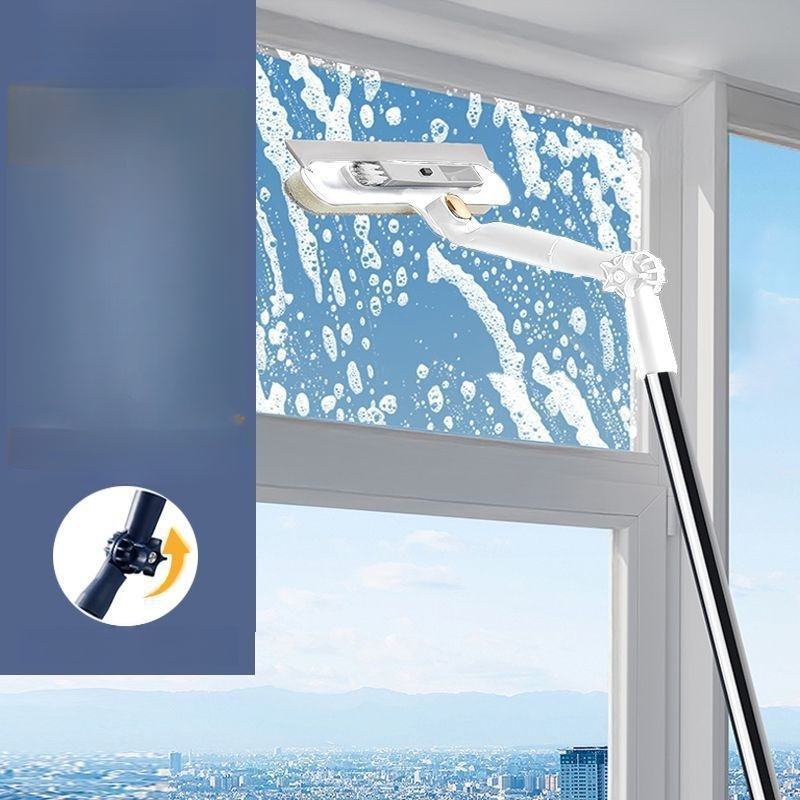 Adjustable Extended Window Cleaner,Say goodbye to back pain, safe and labor-saving