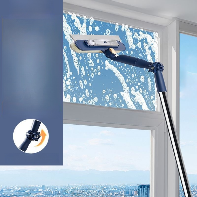 Adjustable Extended Window Cleaner,Say goodbye to back pain, safe and labor-saving