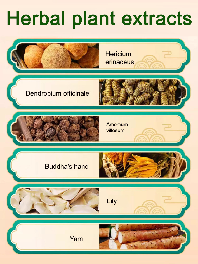 Monkey Head Mushroom, Amomum, and Buddha’s Hand Granules